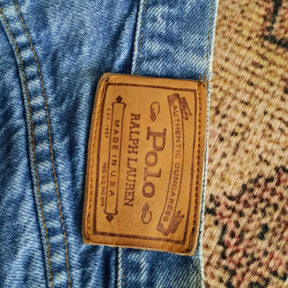 VINTAGE POLO RALPH LAUREN  light wash high-waisted Womens size 8 - Picture 7 of 8